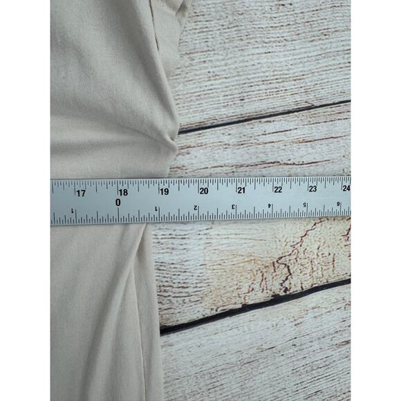 Zutter USA Dreamer Short Sleeve T-Shirt Midi Dress Womens Small Off-White - Picture 9 of 10